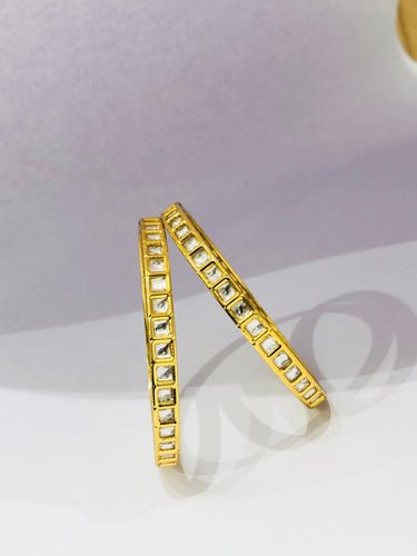 Kundan Square Bangle